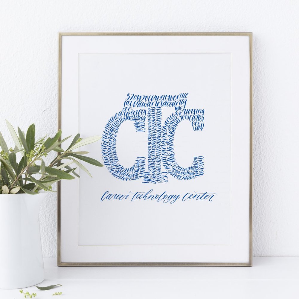 Career Technology Center Word Art